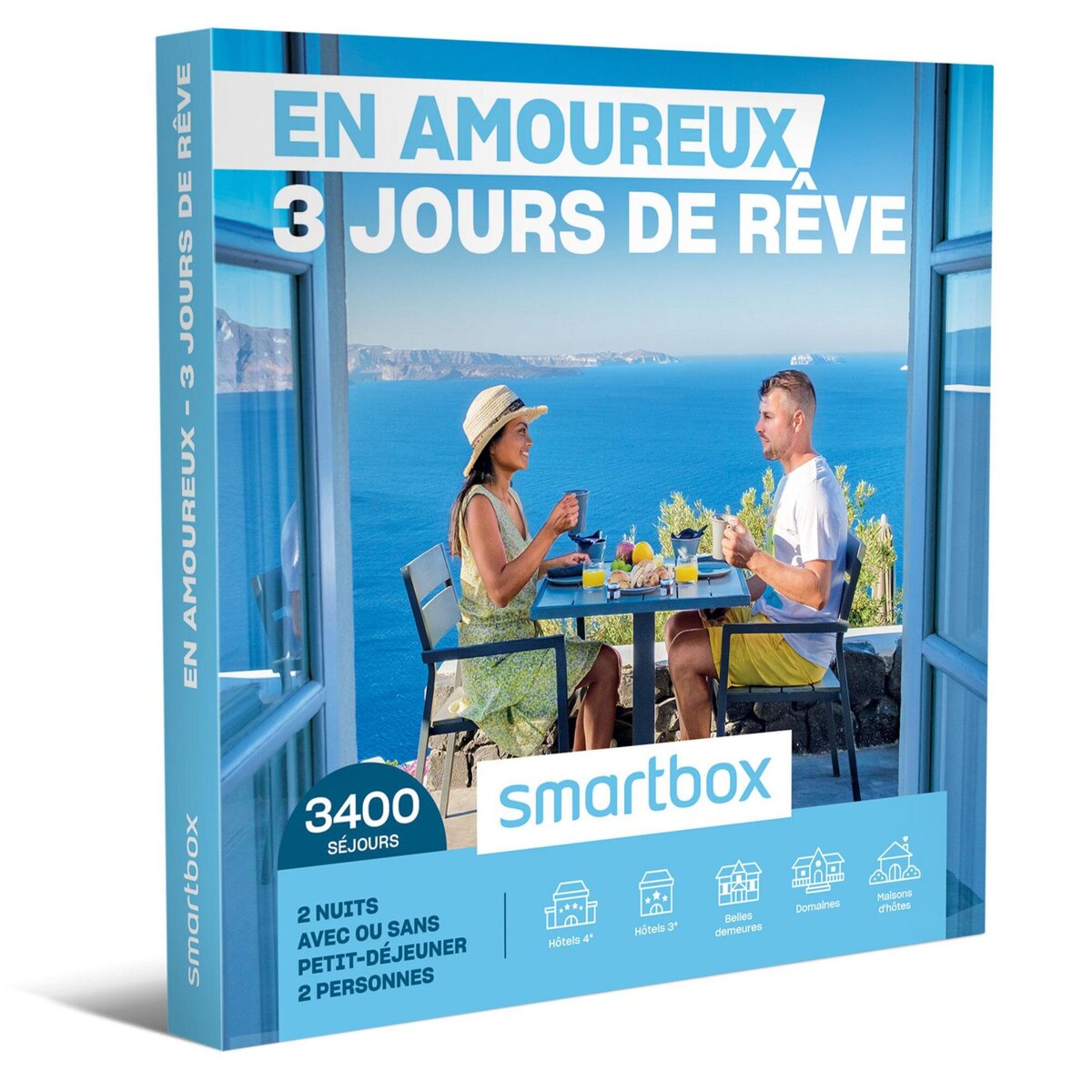 Smartbox En amoureux - 3 jours de rêve - Coffret Cadeau Séjour