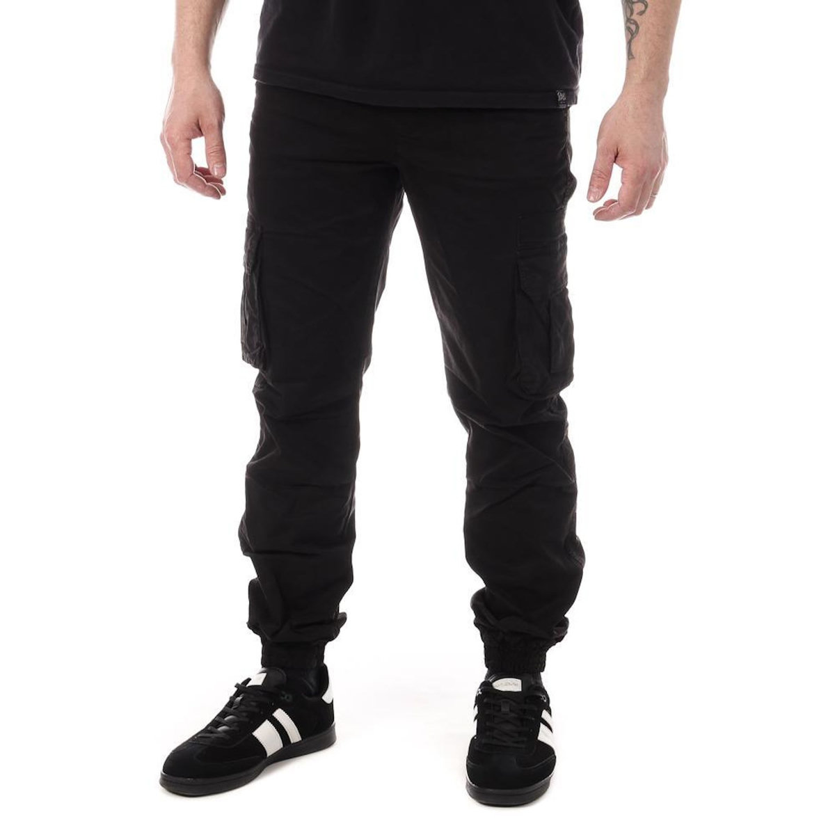 PANAME BROTHERS Pantalon Noir Homme Paname Brothers Live CARLOS
