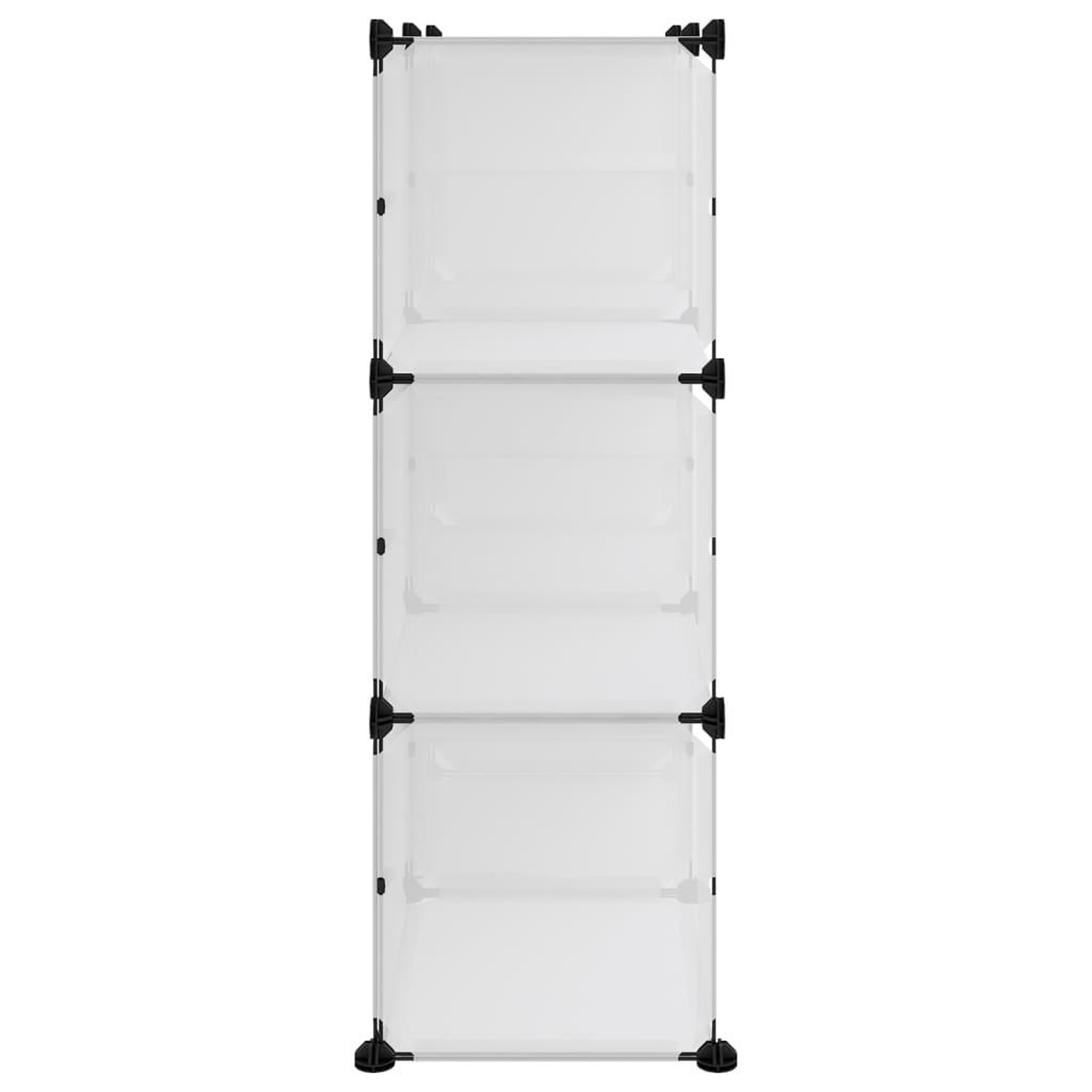 Voir la diapositive 4 : VIDAXL Etagere a chaussures Transparent 84x31,5x93 cm PP