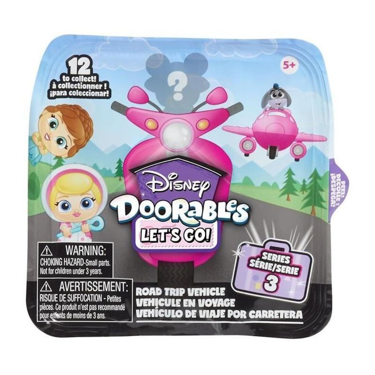 DISNEY Figurines et véhicule - DISNEY - Voiture et Figurine - 1 figurine et 1 véhicule, 12 a collectionner