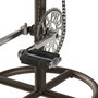Voir la diapositive 3 : Rendez vous déco Tabouret de bar 73 cm en cuir marron-Gaya