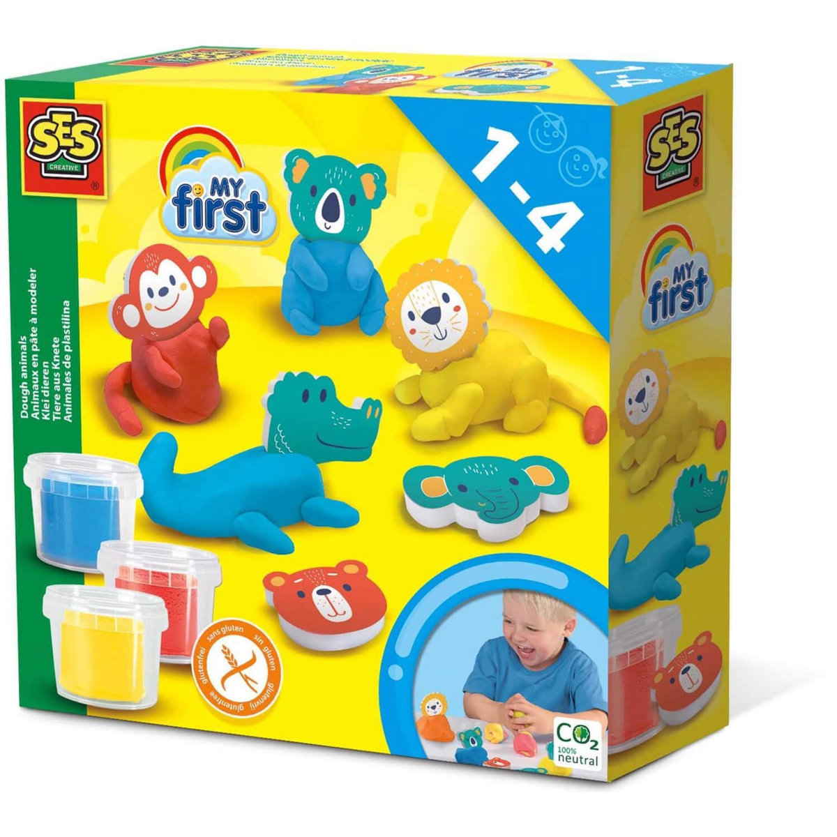SES Creative My first - Animaux en pâte à modeler