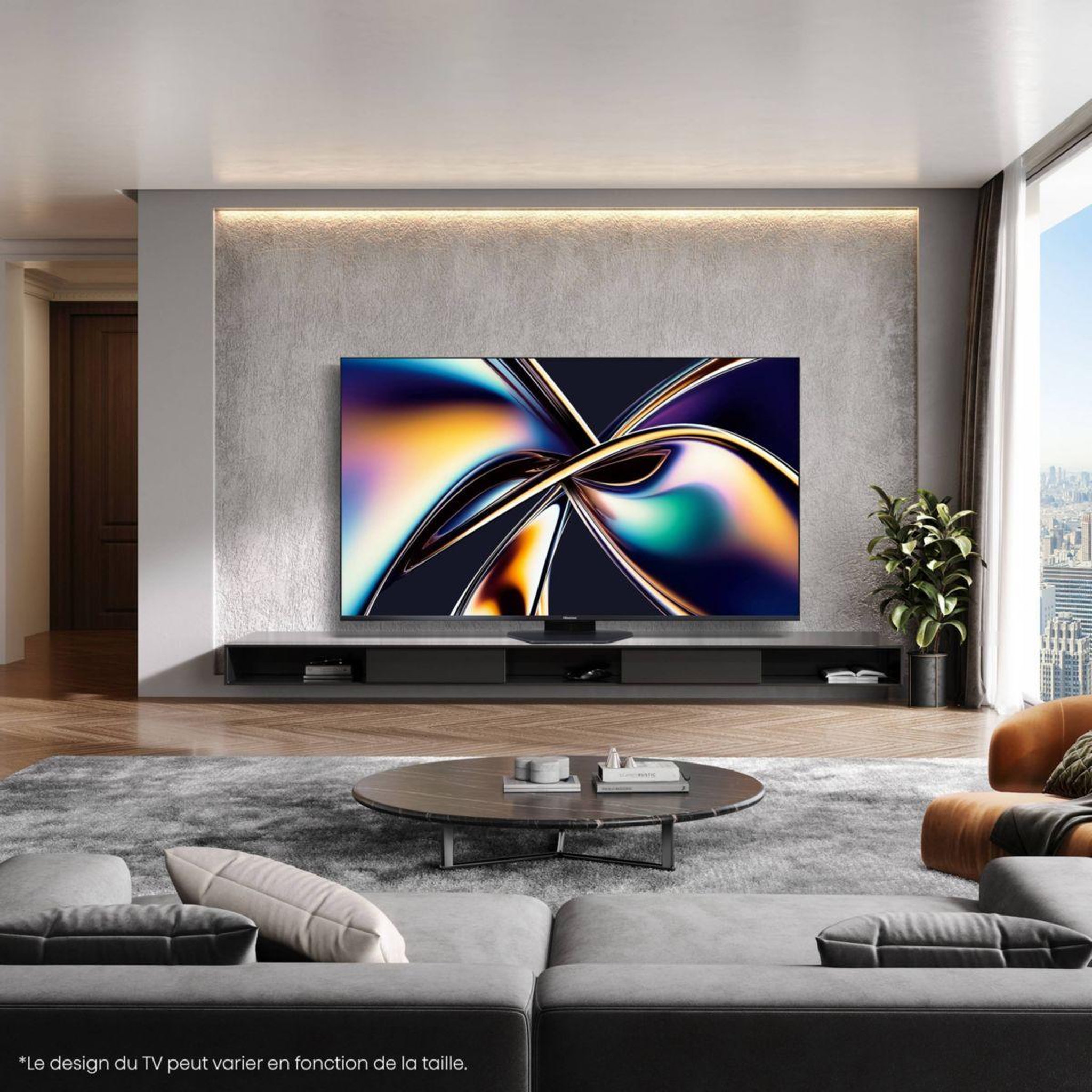 Voir la diapositive 2 : Hisense Tv mini led 65u8q (2025) 65  (164 cm) 4k - expérience gaming, 165hz, anti-reflet