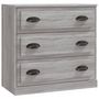 Voir la diapositive 3 : VIDAXL Buffets 2 pcs sonoma gris bois d'ingenierie
