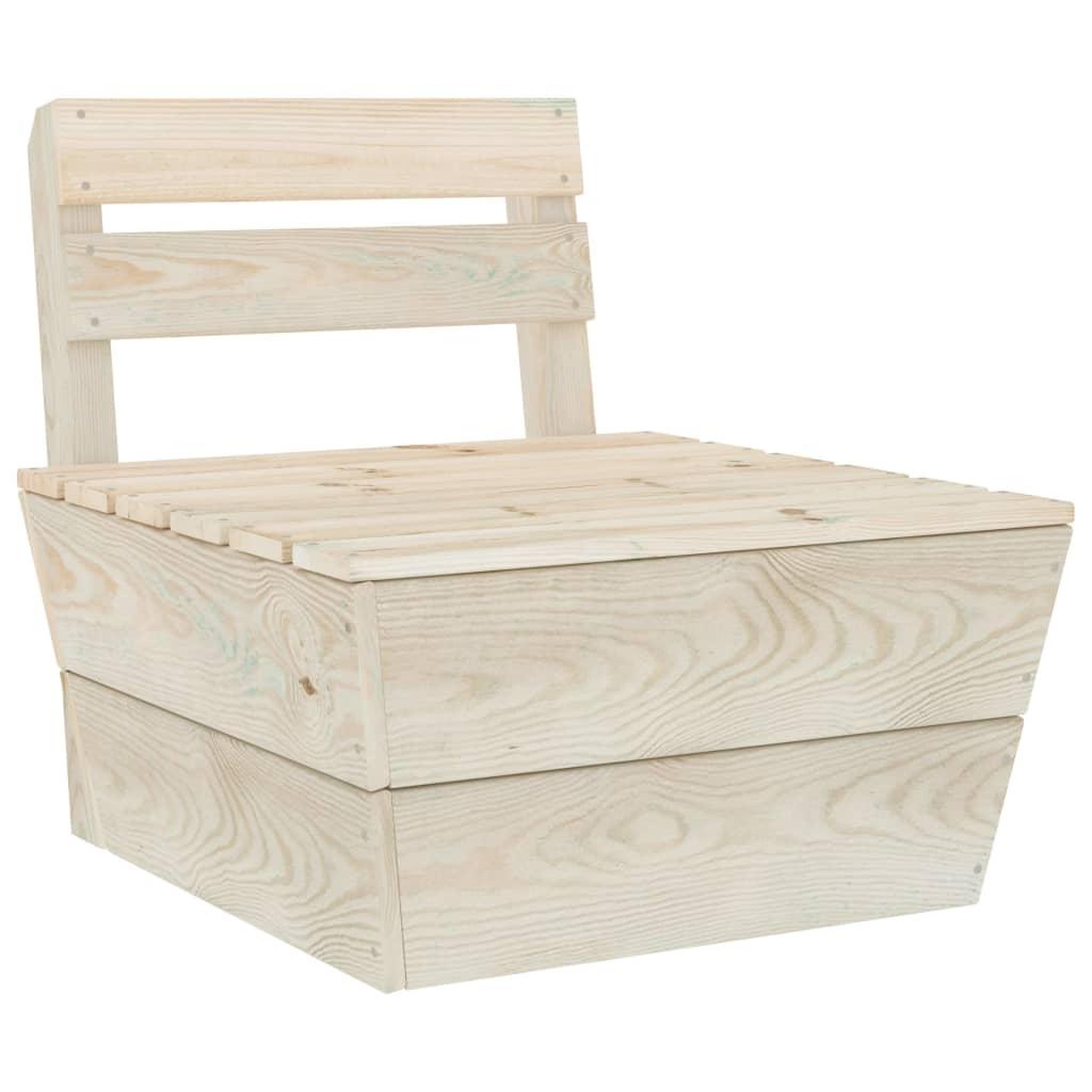 Voir la diapositive 4 : VIDAXL Salon de jardin palette 3 pcs Bois d'epicea impregne