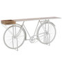 Voir la diapositive 1 : Paris Prix Console Vintage en Métal  Vélo  185cm Blanc