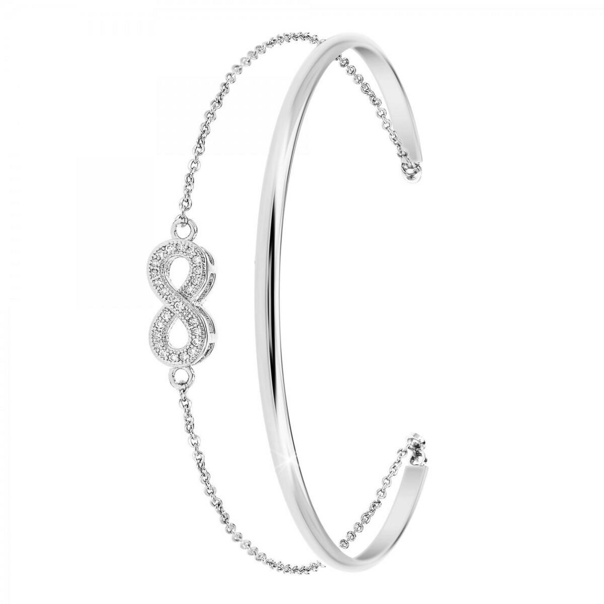 SC CRYSTAL Bracelet infini SC Crystal
