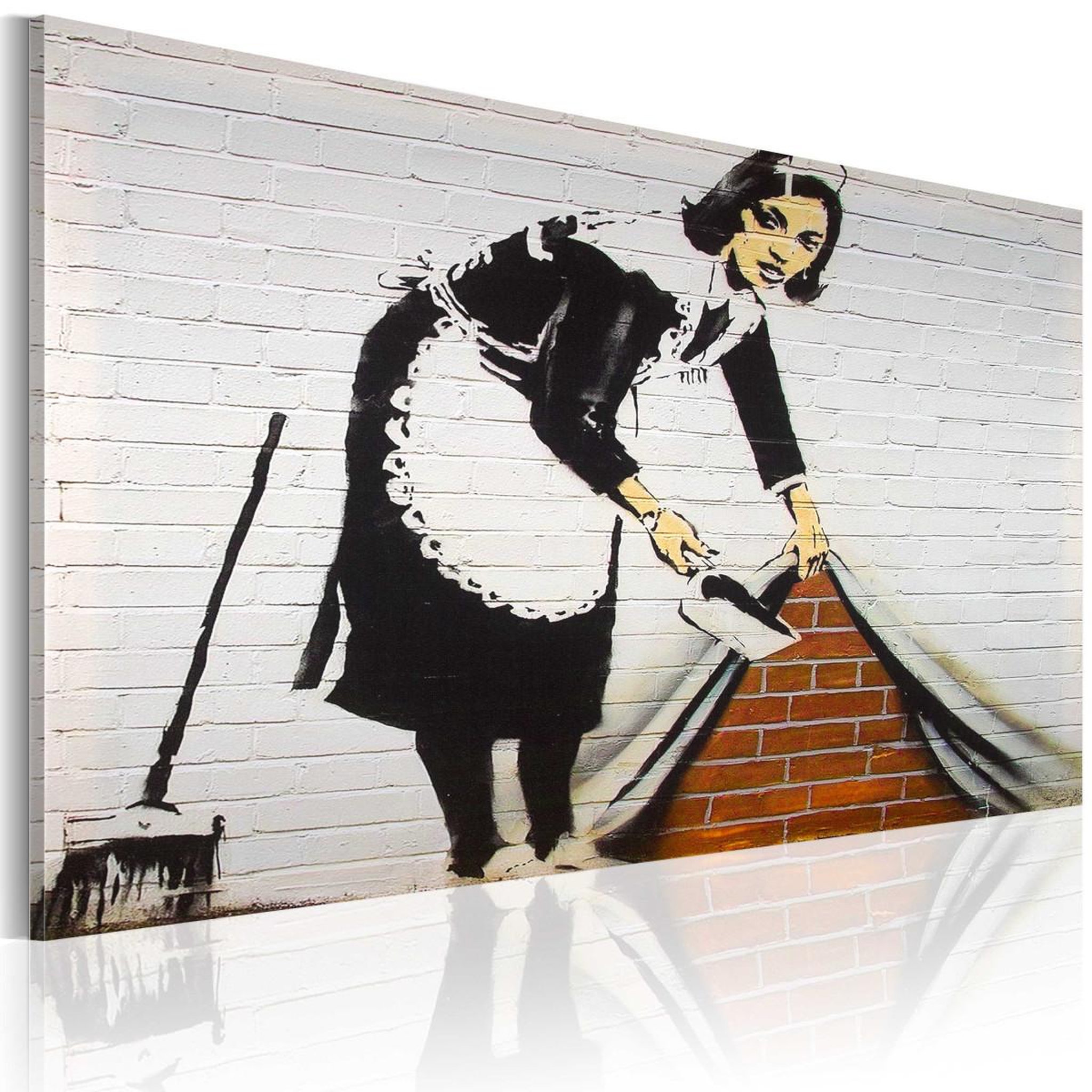 Paris Prix Tableau imprimé  femme de ménage - banksy  40x60cm
