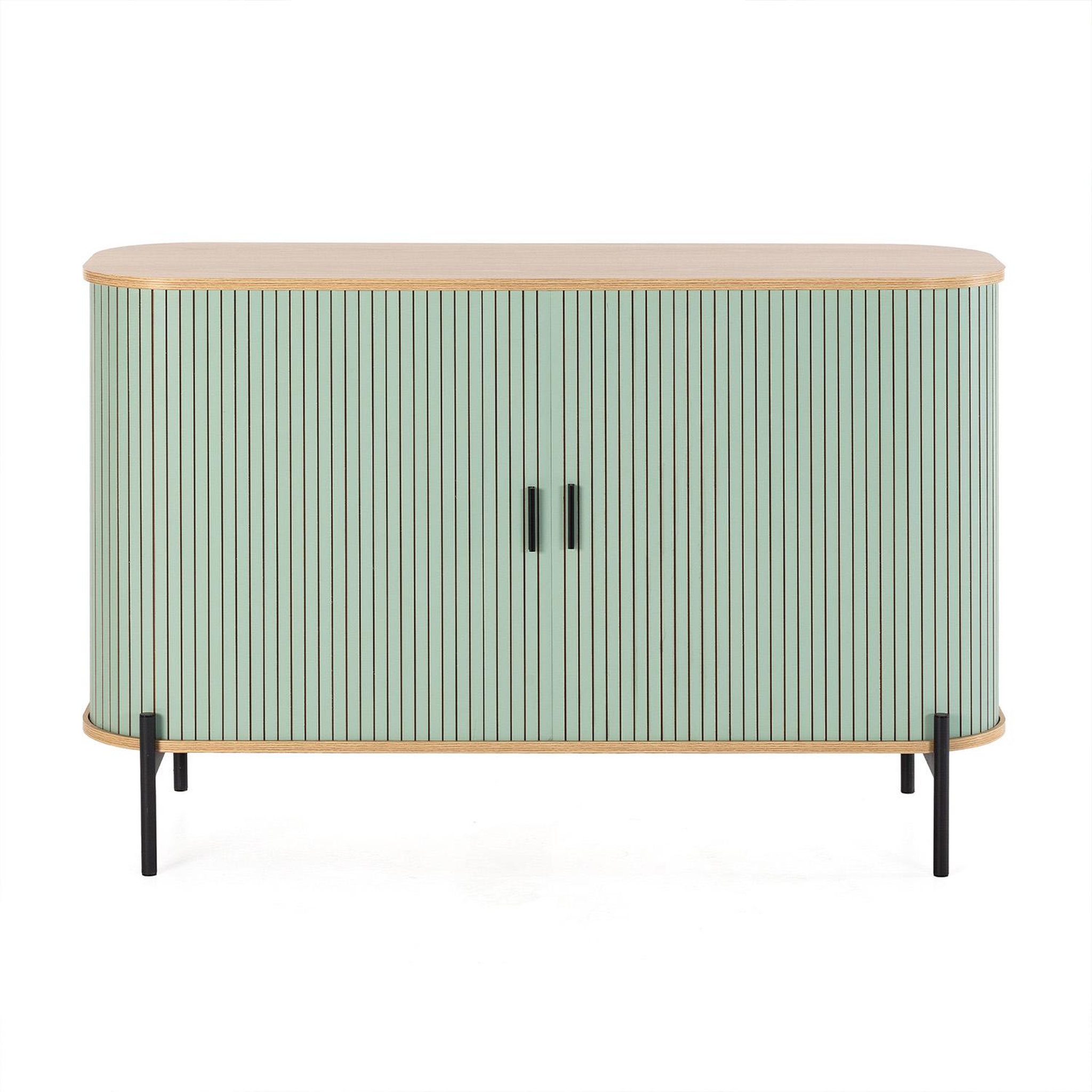 Voir la diapositive 4 : VS VENTA-STOCK Buffet Mónaco 2 portes couleur Bleu