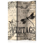 Paris Prix Paravent 3 Volets  Vintage Correspondence  135x172cm
