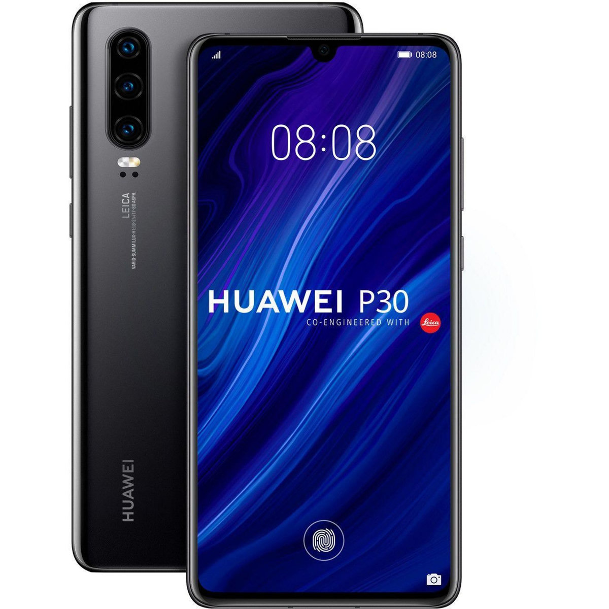 HUAWEI P30 (Dual Sim) Reconditionné 128 Go - Grade A - Noir