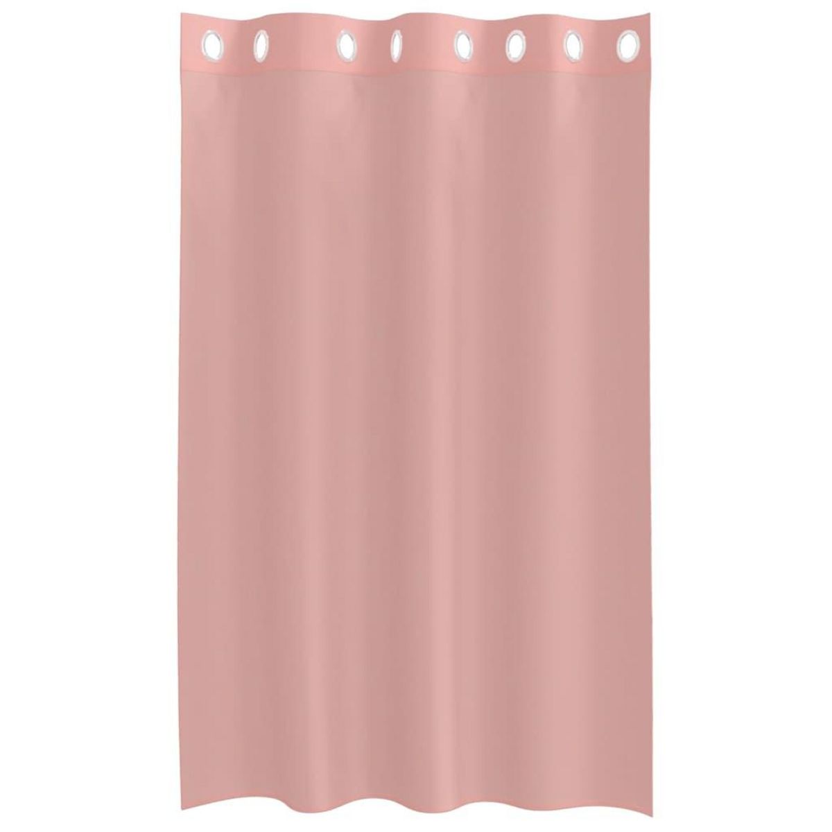VIDAXL Rideaux en voile avec œillets 2 pcs rose 140x175 cm