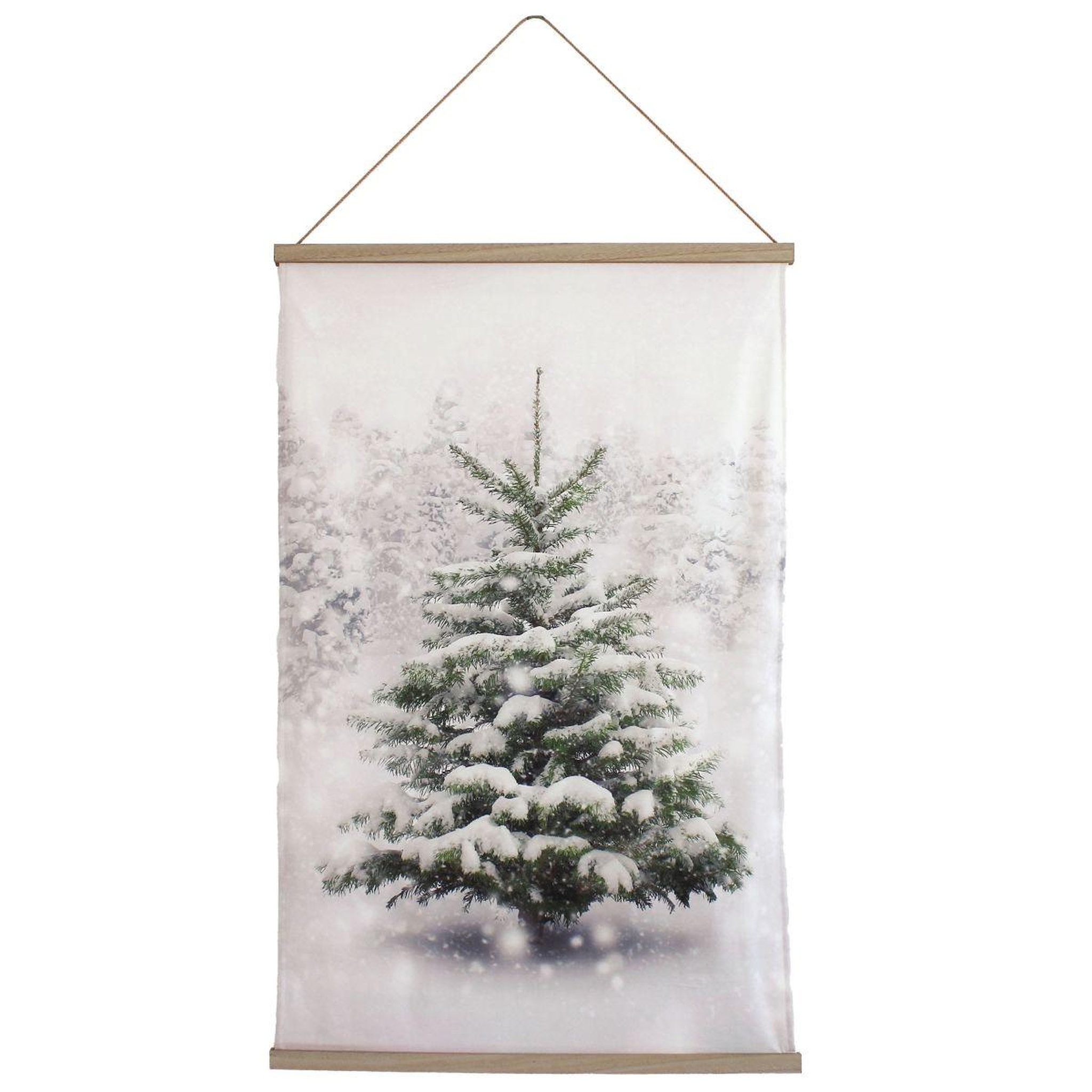 Voir la diapositive 2 : ENJOY HOME Toile murale déco led  noël  75x112cm multicolore