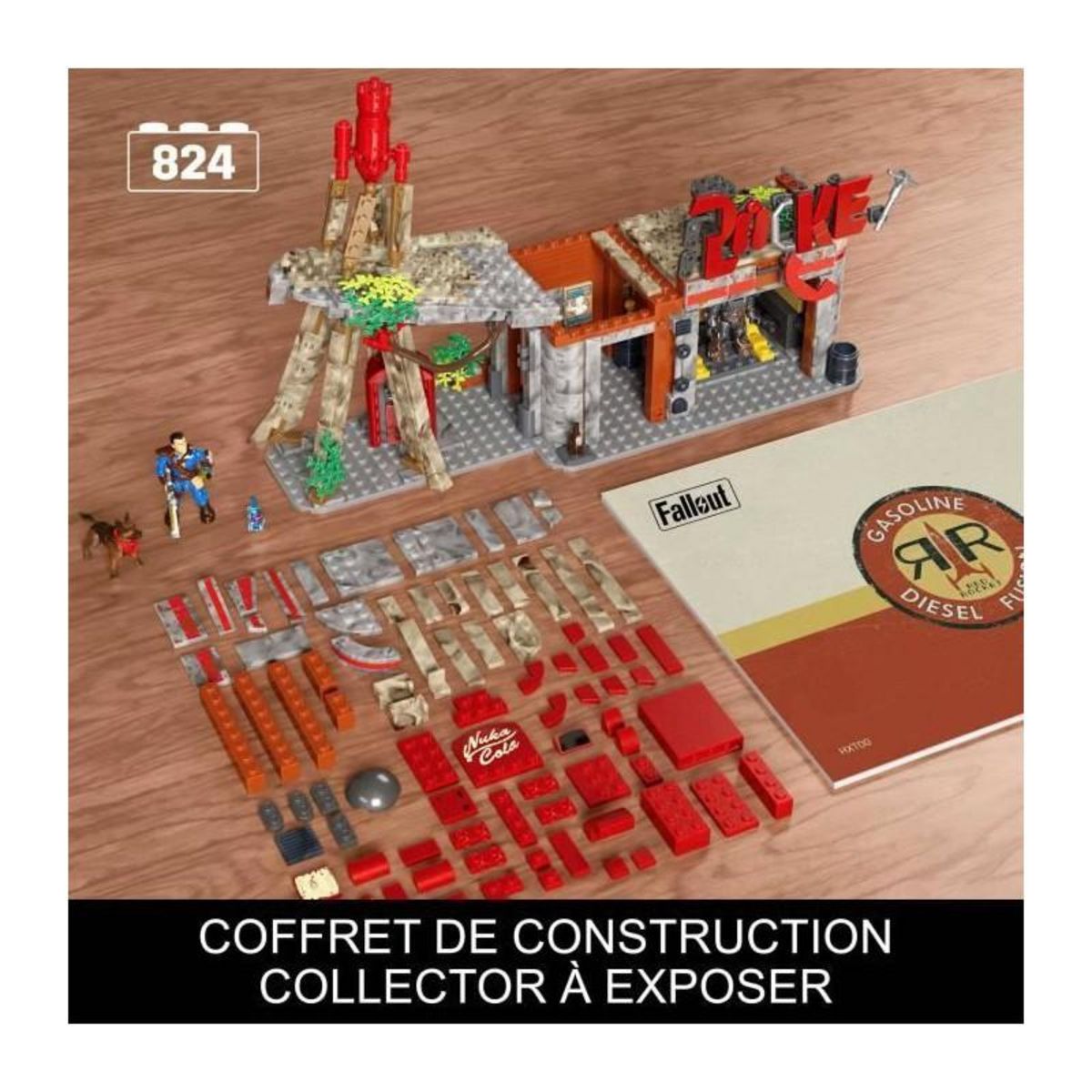 Mega Brands MEGA Fall out red rocket - HXT00