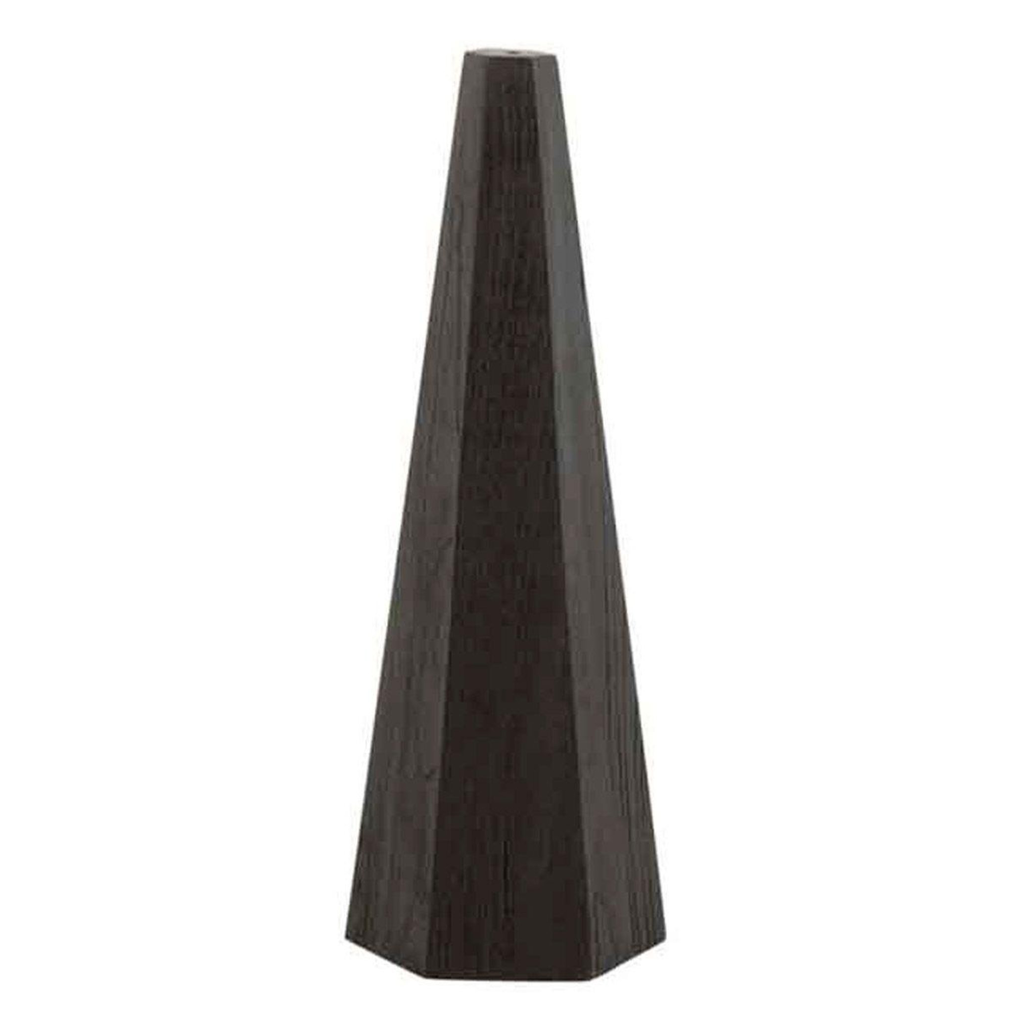Voir la diapositive 1 : J-LINE Lampe à Poser sur Pied  Octogonal  70cm Noir
