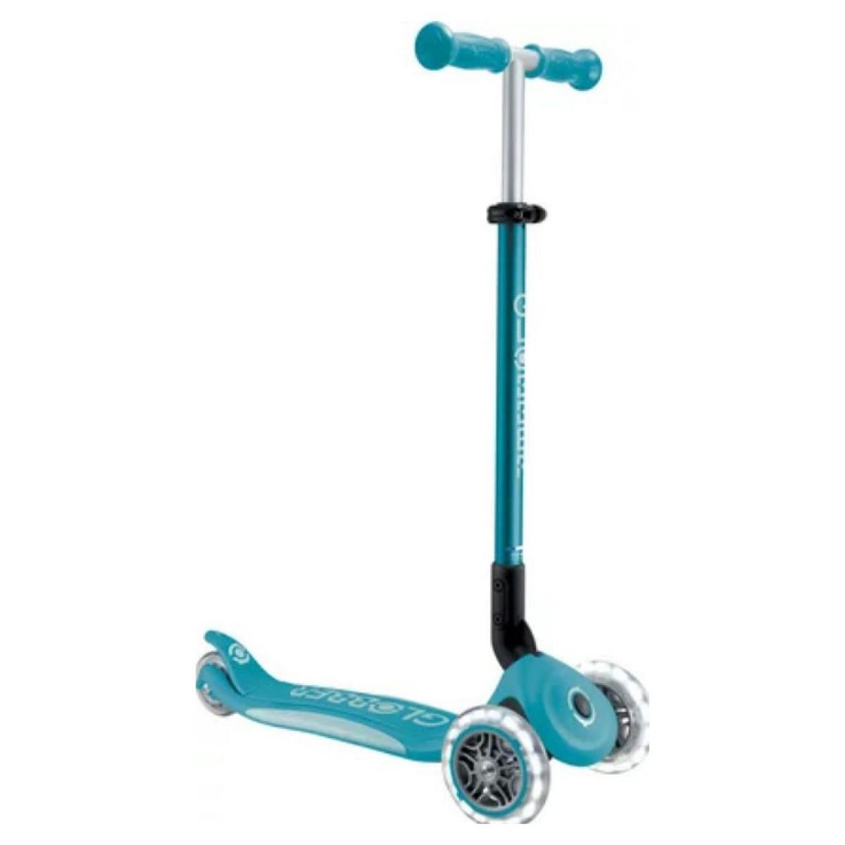 Globber Primo Foldable Lights Plus V2 Aqua Bleu / Pastel Bleu