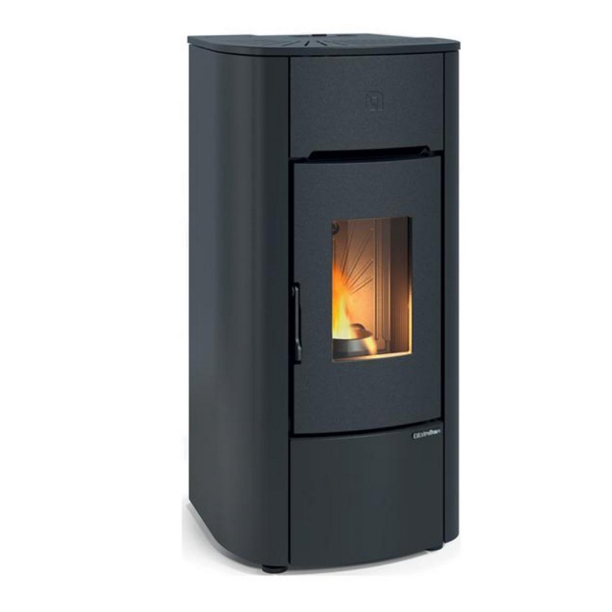 NORDICA EXTRAFLAME Poêle à granulés  8kw noir - ANGELICAEVONOIR