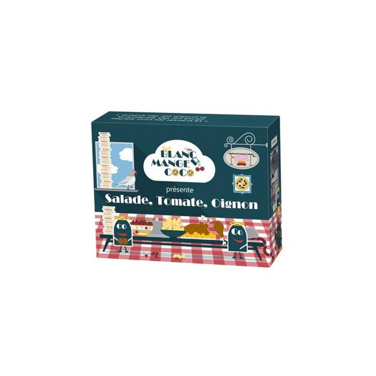 Blanc manger coco Jeu d ambiance Blanc manger Coco Salade Tomate Oignon