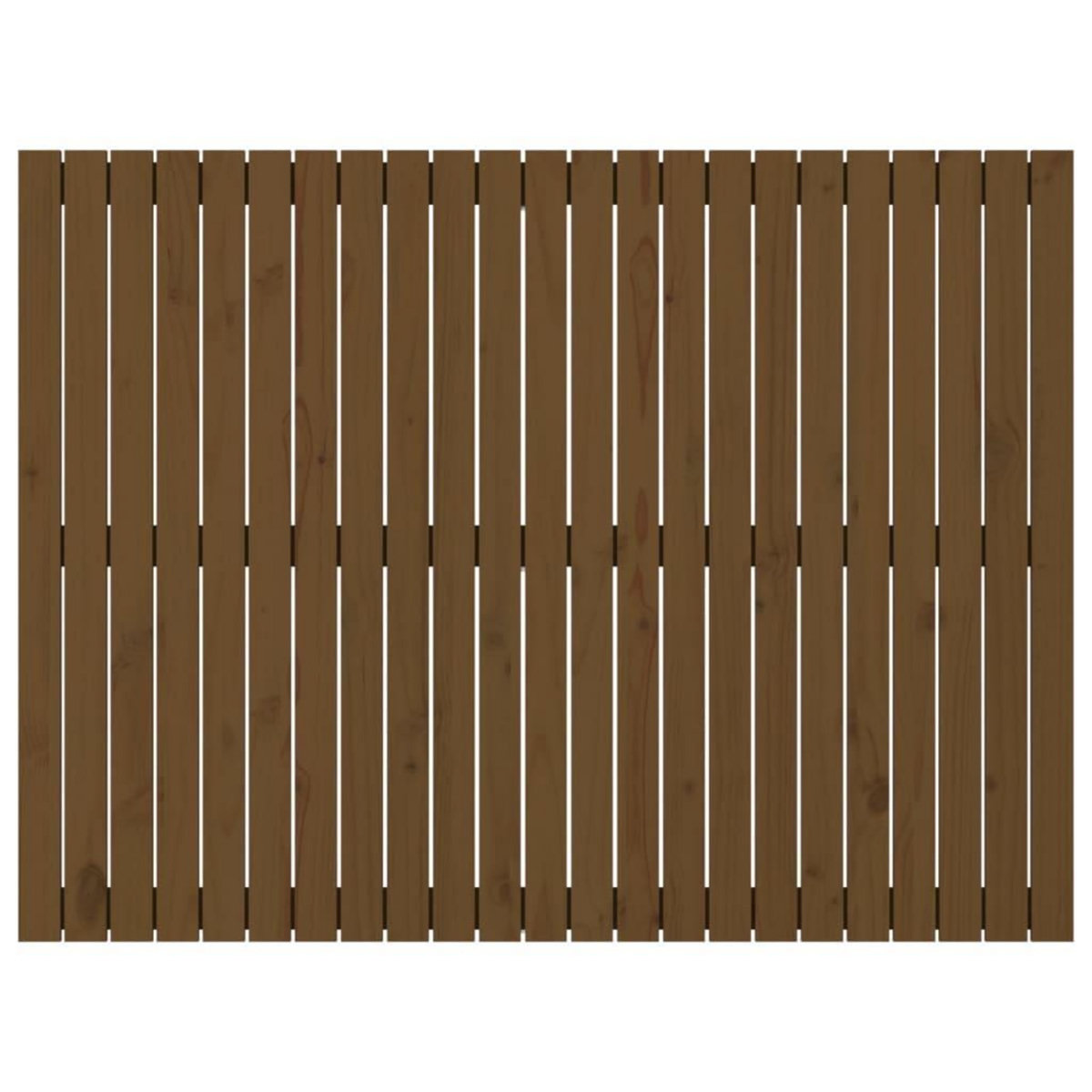 VIDAXL Tete de lit murale Marron miel 146,5x3x110cm Bois massif de pin