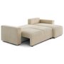 Voir la diapositive 2 : LISA DESIGN Livy - canapé d'angle réversible 4 places convertible avec coffre en velours côtelé grosses côtes