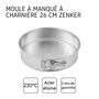 Voir la diapositive 4 : ZENKER Ensemble de 2 Moules à manqué à charnière 26,3 cm Zenker Silver
