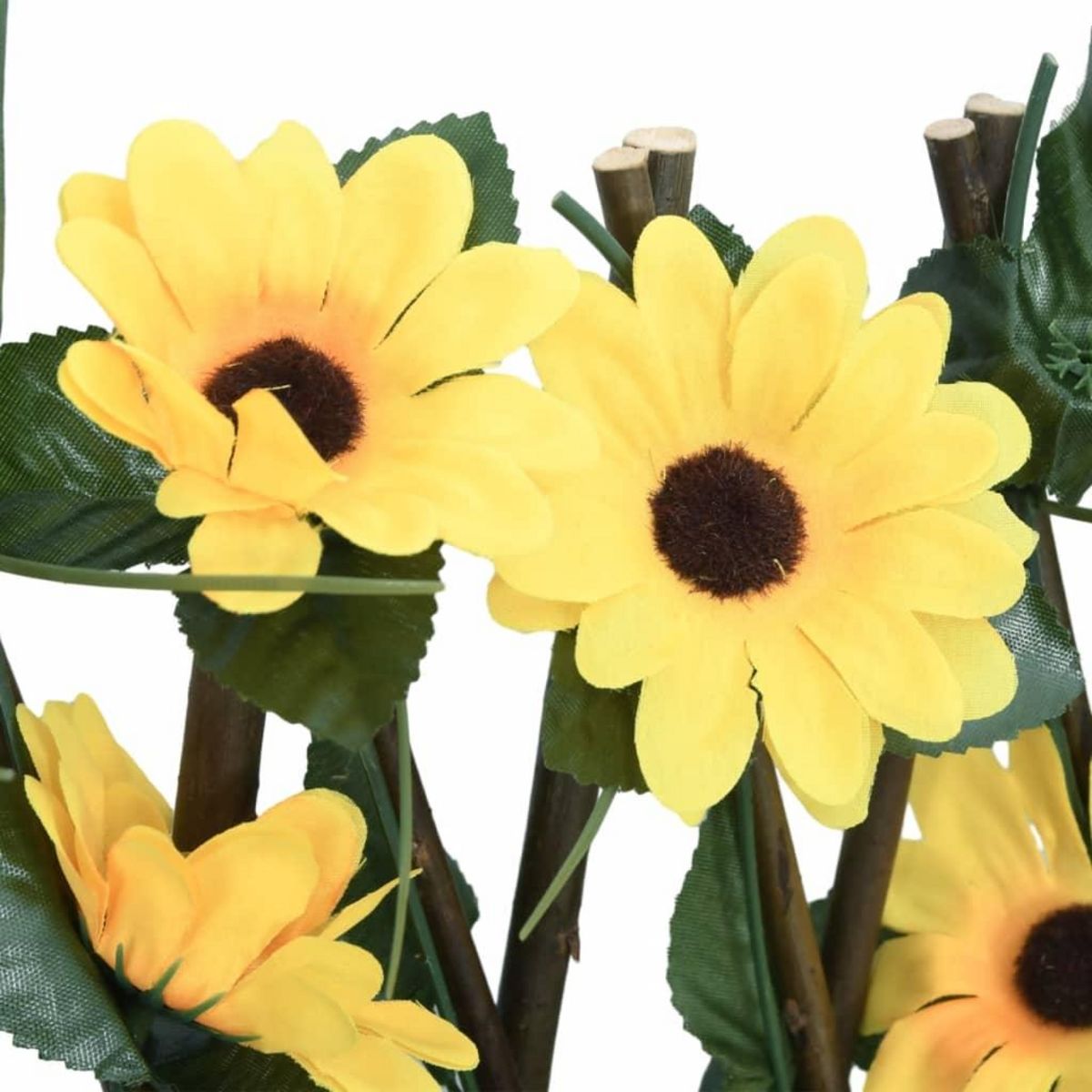 VIDAXL vidaXL Treillis de lierre artificiel extensible jaune 180x20 cm