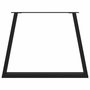 Voir la diapositive 5 : VIDAXL Pieds de table a manger forme de V 3 pcs noir 90x(72-73,3) cm
