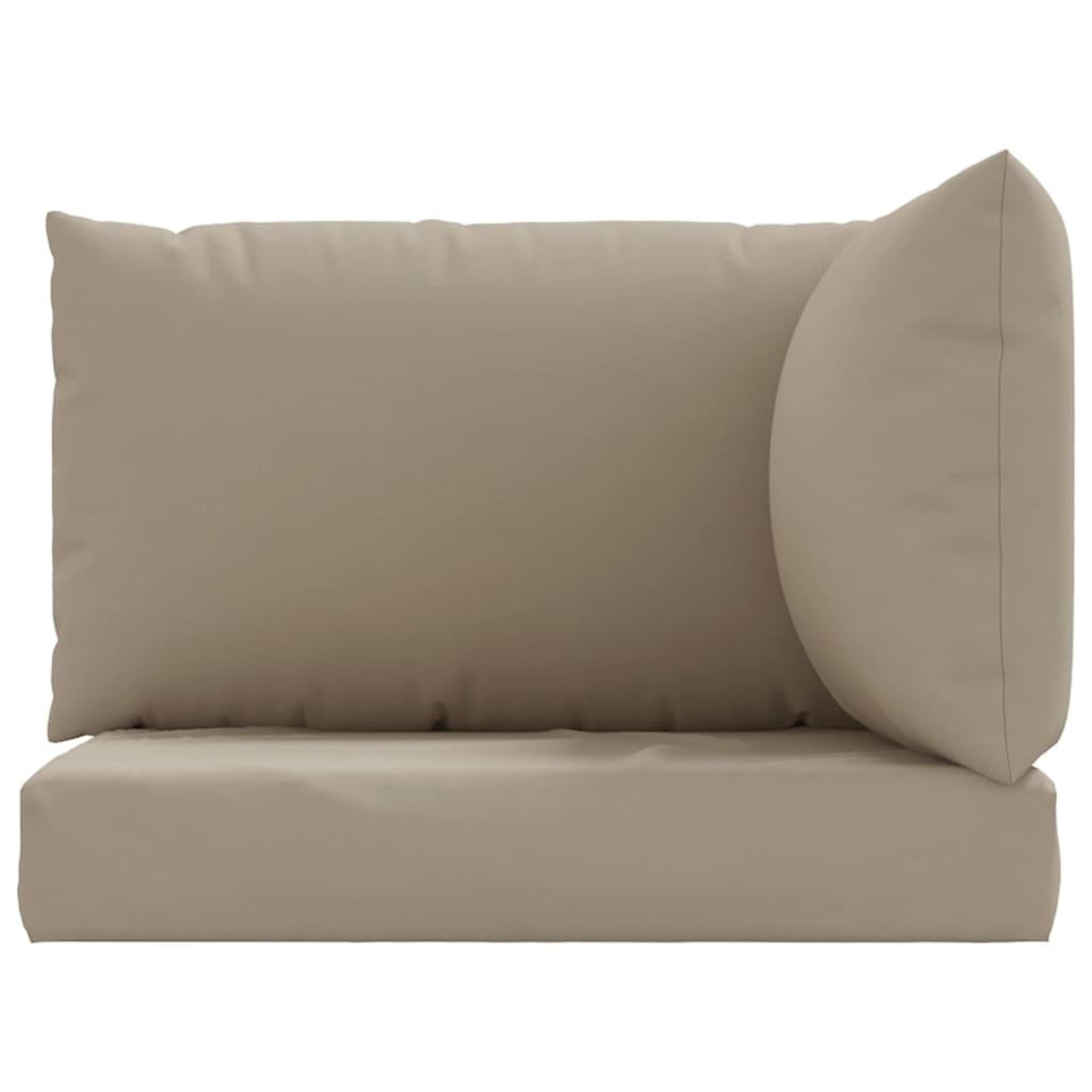 Voir la diapositive 4 : VIDAXL Coussins de palette lot de 3 taupe tissu oxford