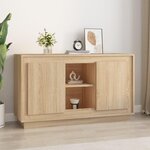 VIDAXL Buffet chene sonoma 102x35x60 cm bois d'ingenierie