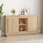 Voir la diapositive 1 : VIDAXL Buffet chene sonoma 102x35x60 cm bois d'ingenierie