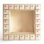 Graine créative Calendrier de l'Avent carré en bois 32 x 32 cm