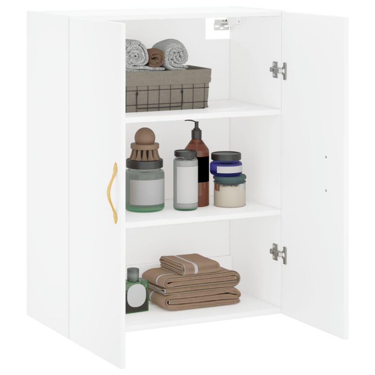 VIDAXL Armoire murale blanc 69,5x34x90 cm