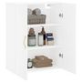 Voir la diapositive 5 : VIDAXL Armoire murale blanc 69,5x34x90 cm