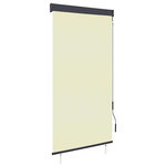 VIDAXL Store roulant d'exterieur 80 x 250 cm Creme