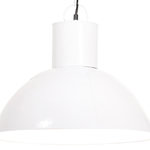 VIDAXL Lampe suspendue 25 W Blanc Rond 48 cm E27