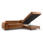 Voir la diapositive 4 : BEST MOBILIER Aneta - canapé d'angle droit 5 places - convertible avec coffre et têtières - en velours