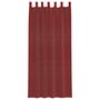 Voir la diapositive 4 : VIDAXL Rideaux en voile avec passe-tringles 2 pcs rouge bordeaux