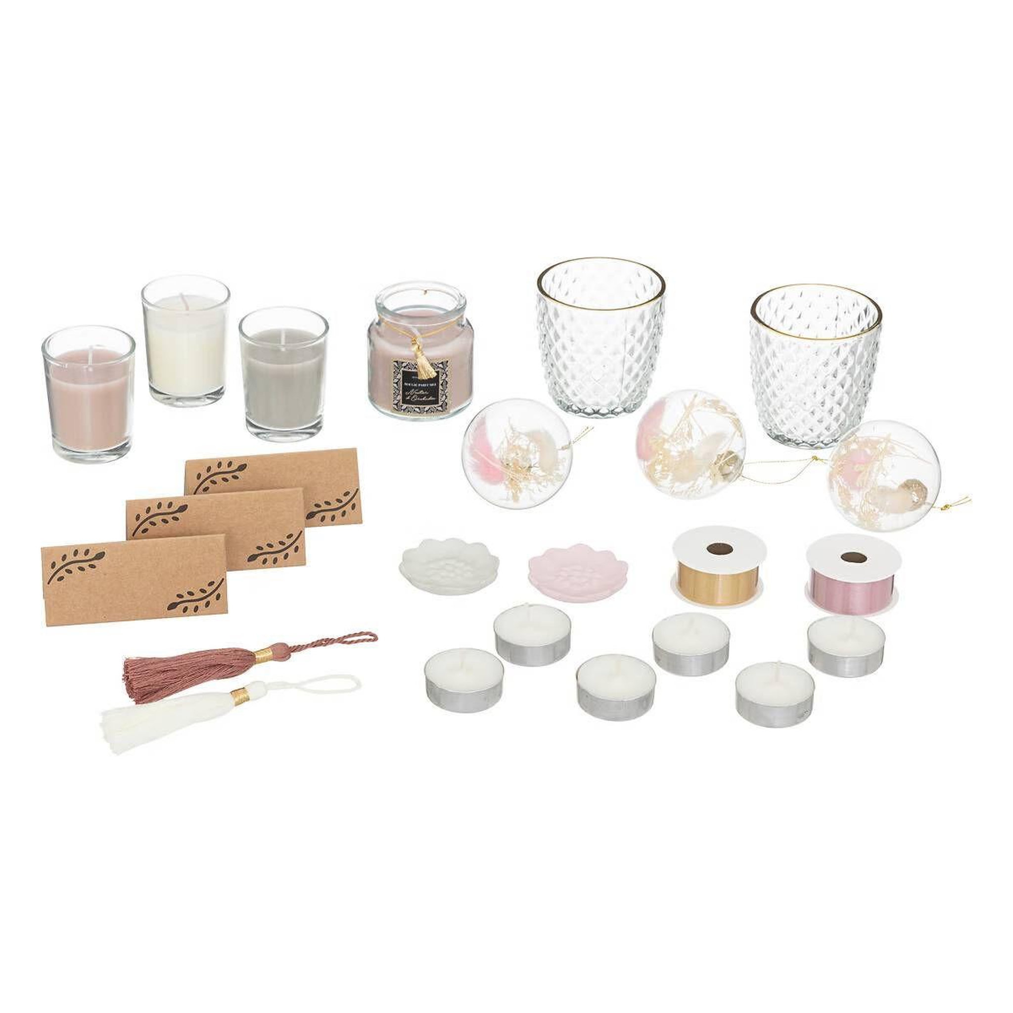 Voir la diapositive 3 : ATMOSPHERA Calendrier de l'avent  24 surprises  40cm rose