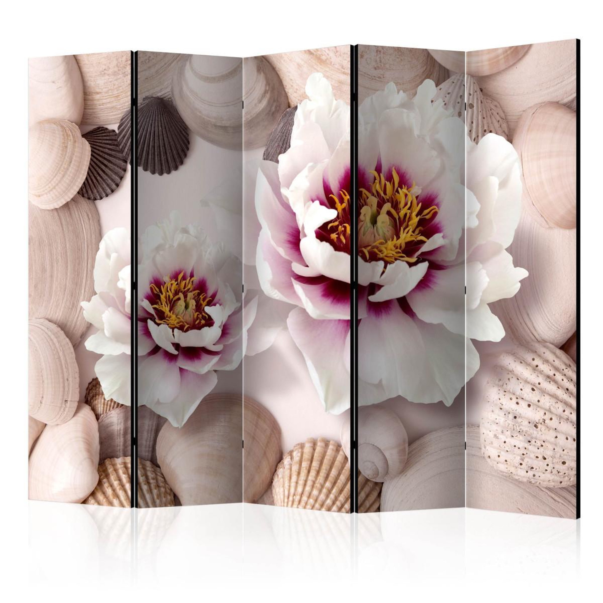 Paris Prix Paravent 5 volets  flowers & shells  172x225cm
