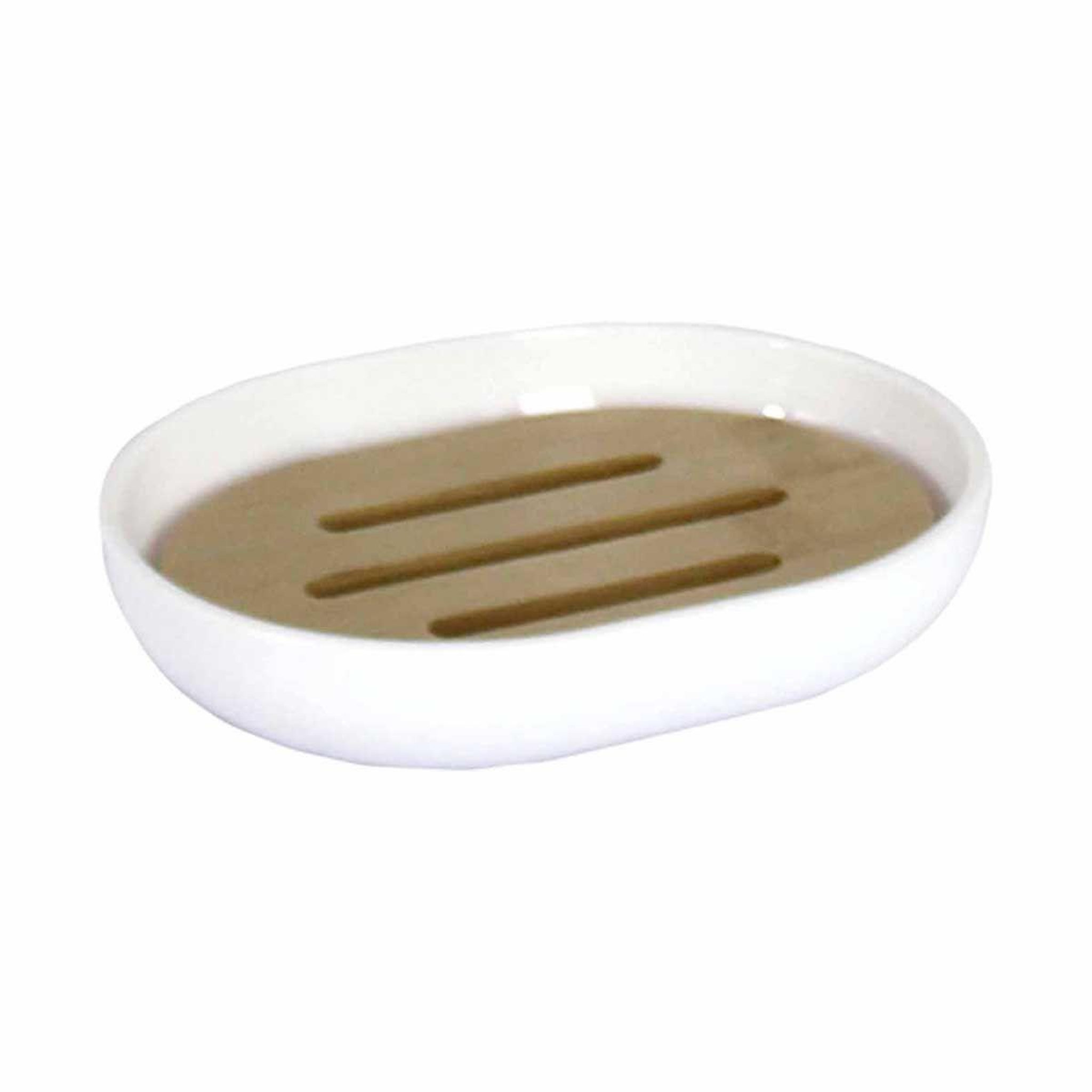 Douceur d'Intérieur Porte savon design  smart  12cm blanc