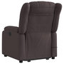 Voir la diapositive 5 : VIDAXL Fauteuil inclinable de massage Marron fonce Tissu