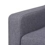 Voir la diapositive 5 : VIDAXL Fauteuil gris tissu