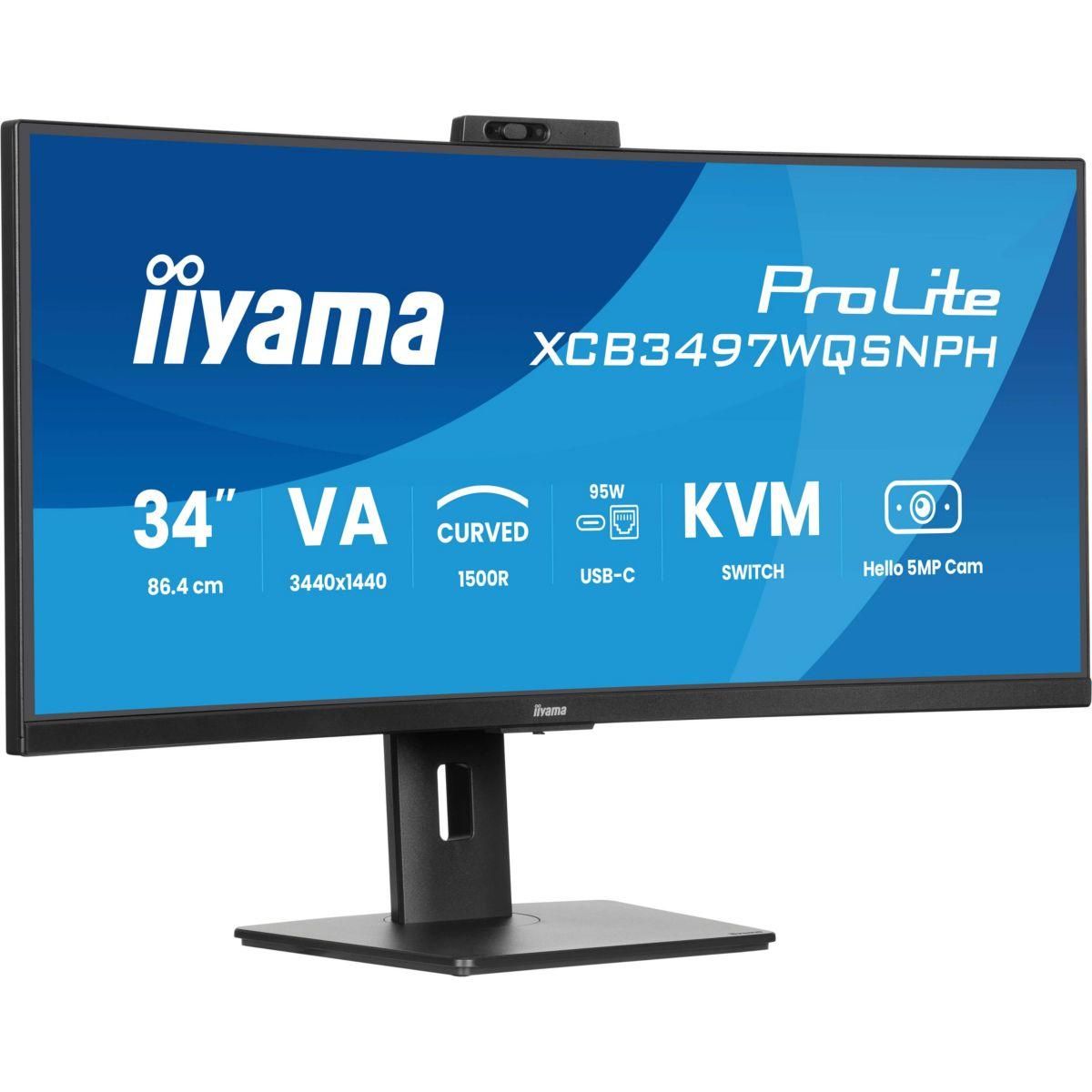 Iiyama Ecran PC PROLITE XCB3497WQSNPH-B1 34'' VA