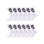 KTM Lot de 12 Paires de tennis homme. Coloris disponibles : Blanc