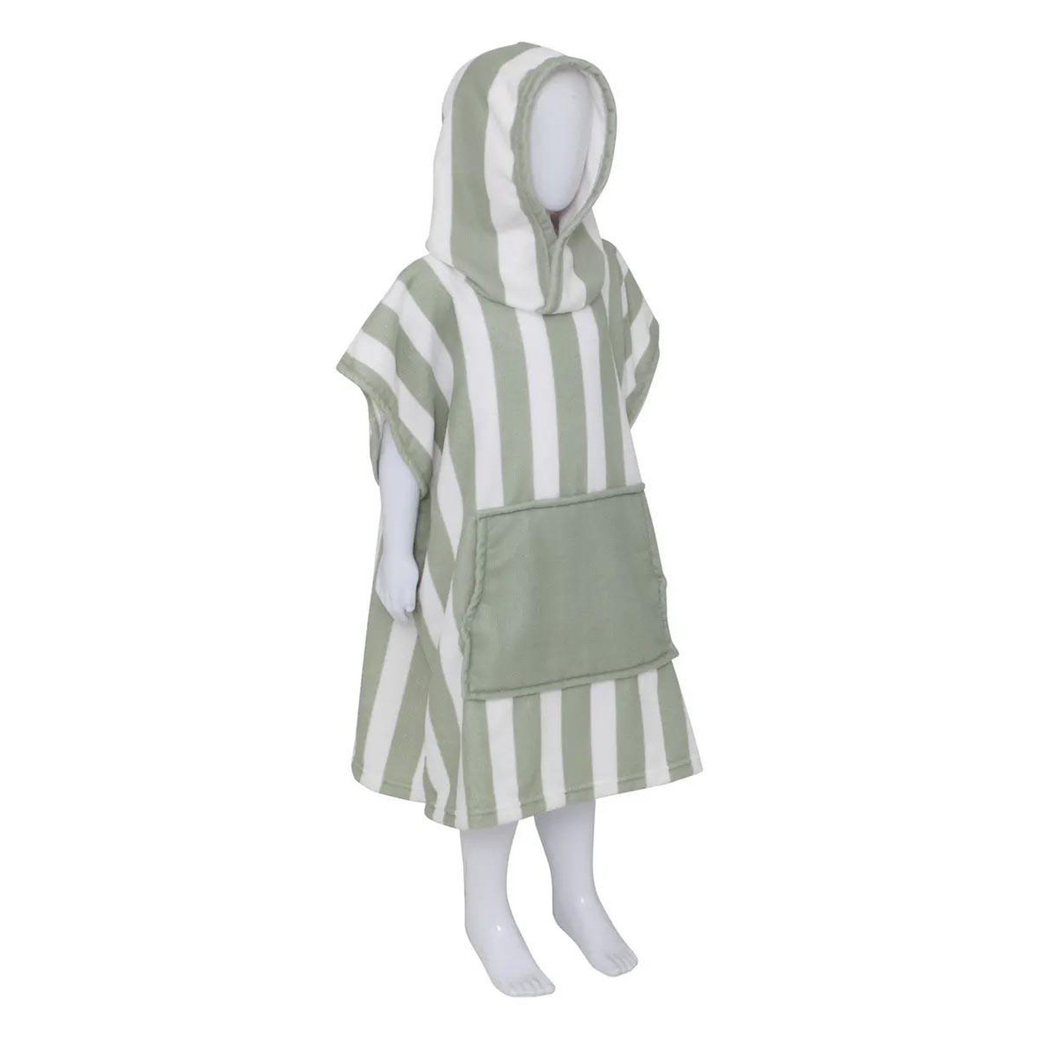 Atmosphera Kids Poncho de plage enfant  wili  55x70cm vert céladon