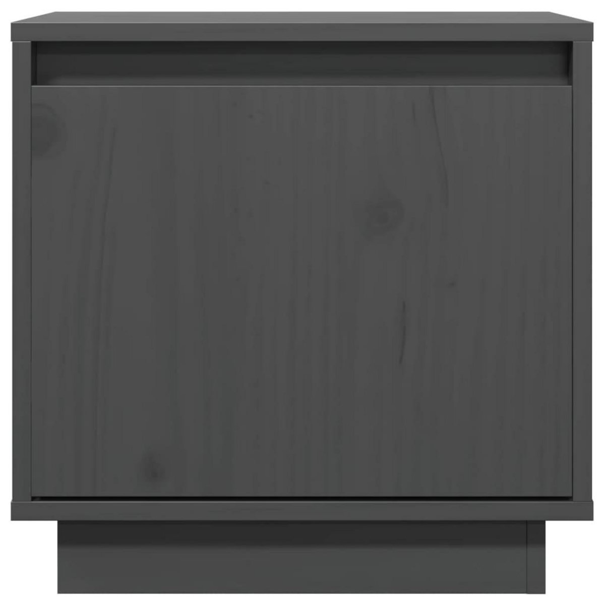 VIDAXL Table de chevet Gris 40x30x40 cm Bois de pin solide