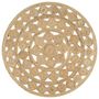Voir la diapositive 1 : VIDAXL Tapis fait a la main Jute tressee 120 cm