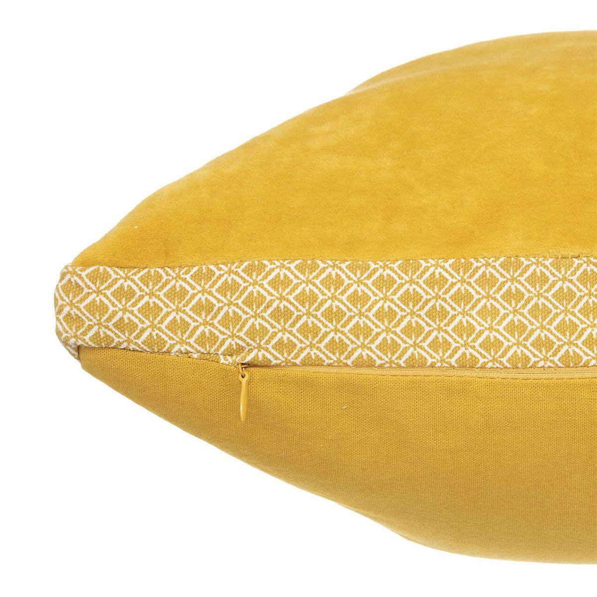 ATMOSPHERA Coussin Déco Déhoussable  Otto  55x55cm Ocre