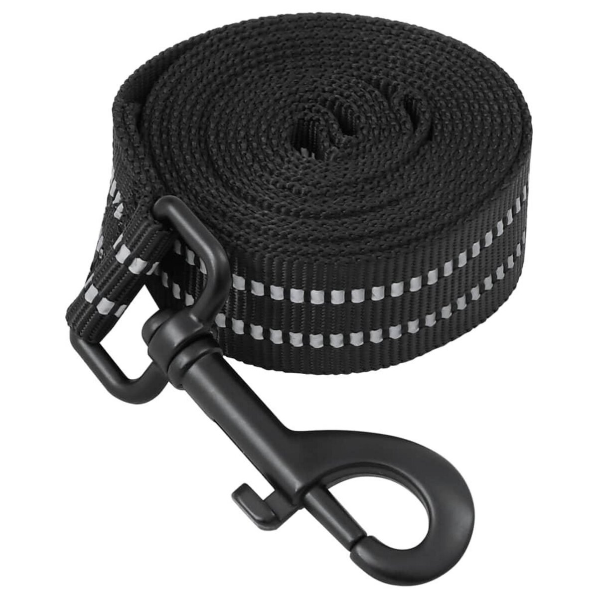 VIDAXL Harnais pour chien avec laisse et collier reglables noir XL