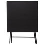Voir la diapositive 4 : FIVE Table d'appoint pliable en métal pour 4 personnes - Noir